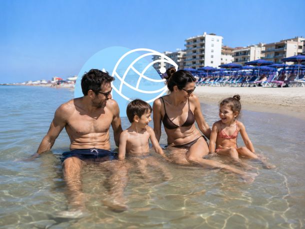 Vacanza al mare con famiglia a Cesenatico - cooperativa AERAT
